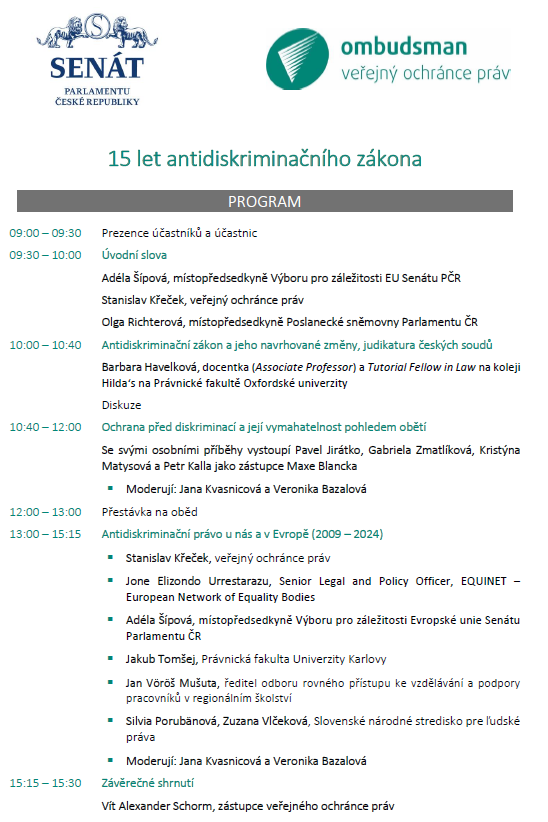 Jedná se o obrázek s programem semináře. V PDF je k dispozici v příloze níže.